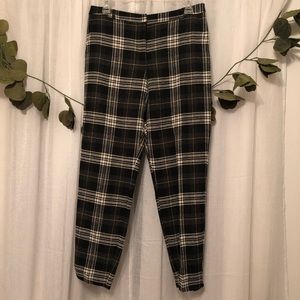 Asos Wool Plaid Pants